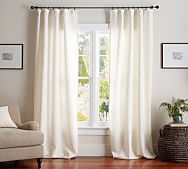 Belgian Linen Curtains & Belgian Linen Drapes | Pottery Barn