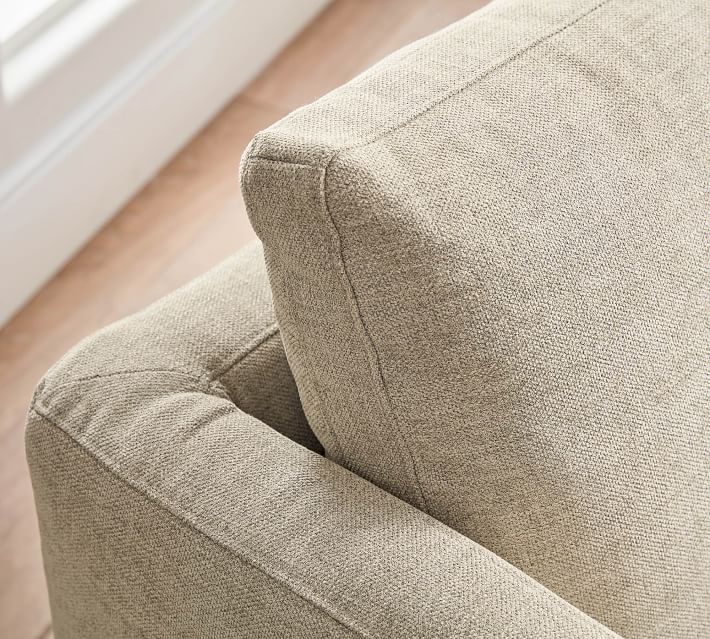 Menlo Upholstered Swivel Armchair | Pottery Barn