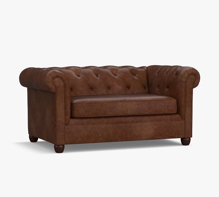 Chesterfield Leather Sofa Pottery Barn