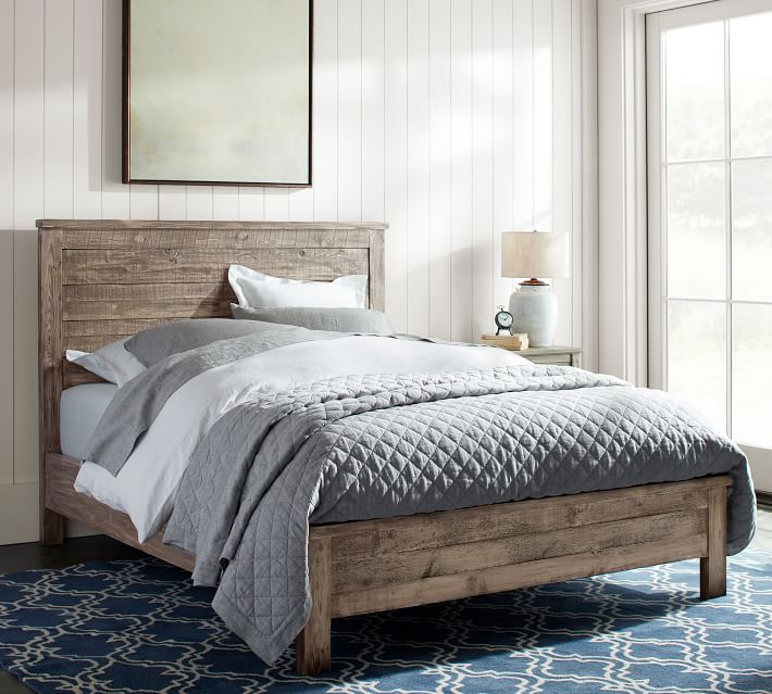 Paulsen Reclaimed Wood Bed | Wooden Beds | Pottery Barn