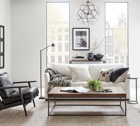 Malcolm 60 Rectangular Coffee Table Pottery Barn - Pottery Barn Malcolm Coffee Table Dupe