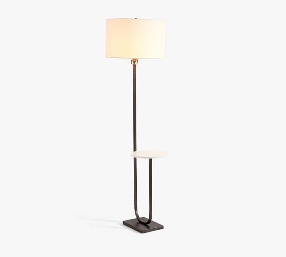 Delaney Marble Floor Lamp | Pottery Barn