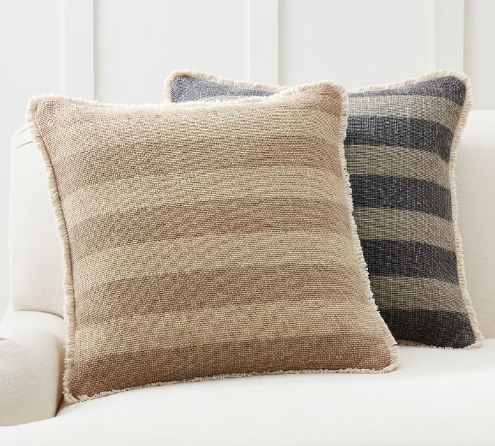 striped pillow covers