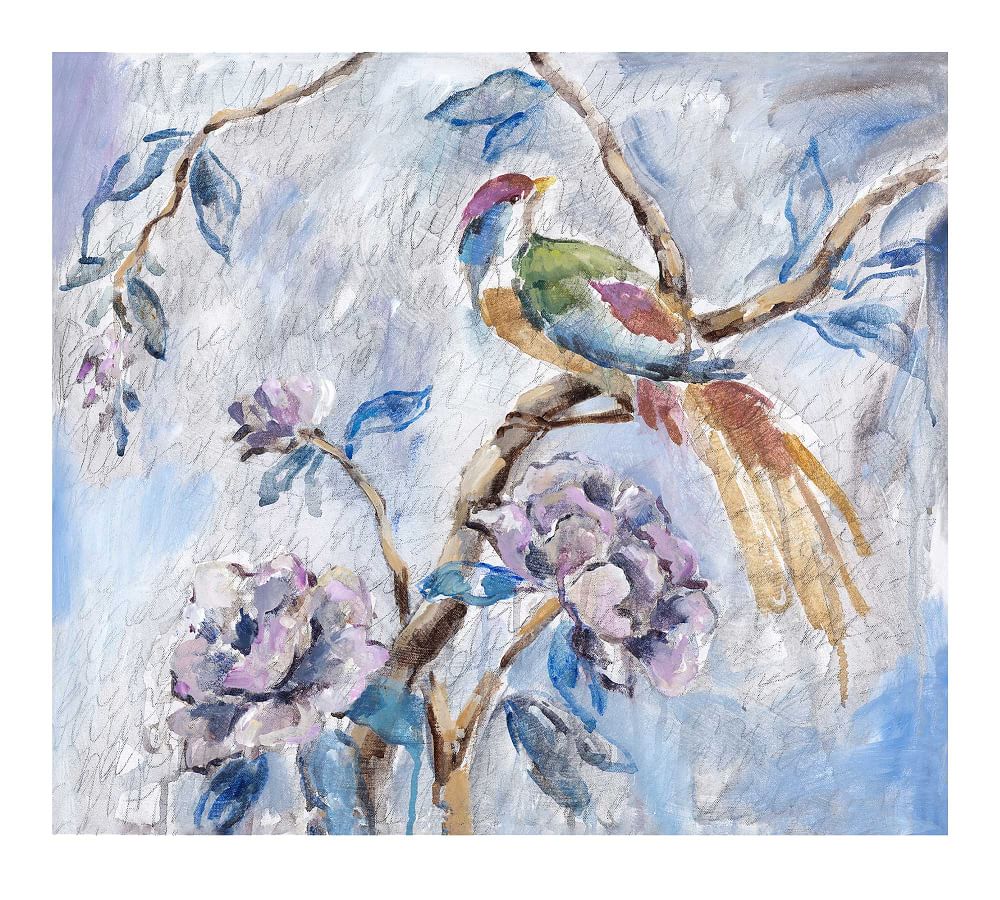 Download Chateau Bird Wrapped Canvas Print By Lauren Herrera Pottery Barn