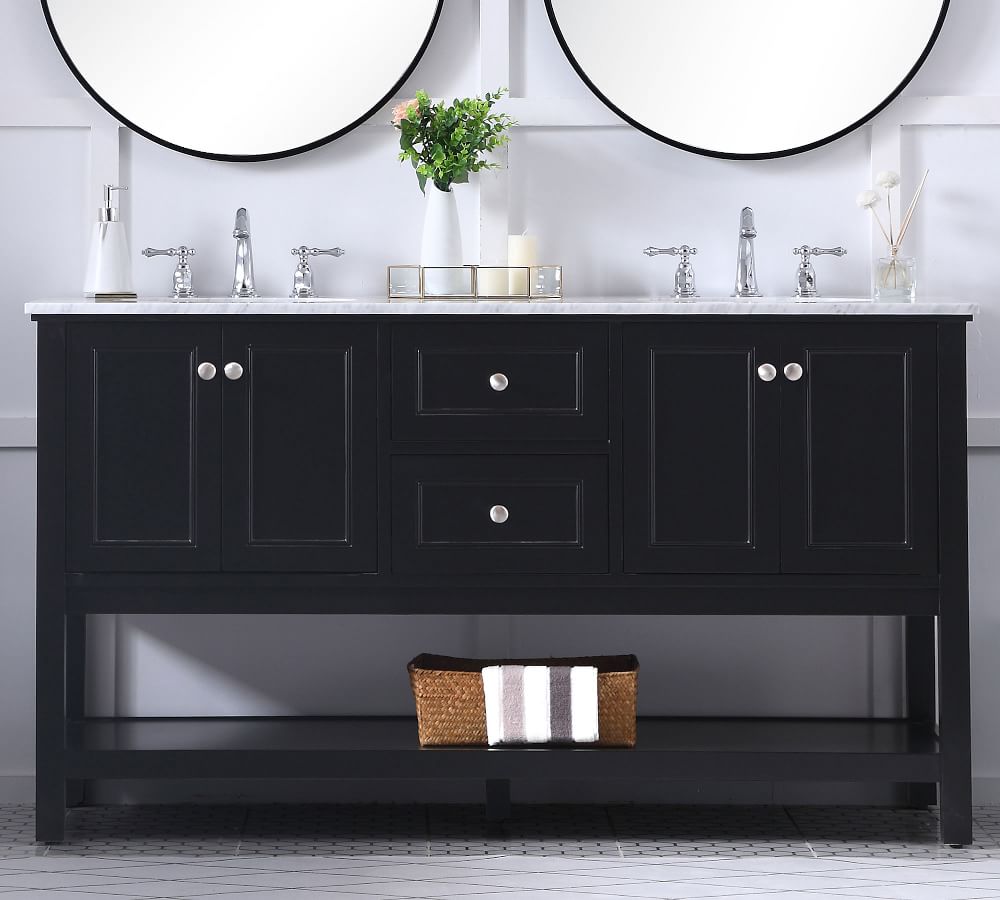 Taryn 60" Double Sink Vanity  Pottery Barn