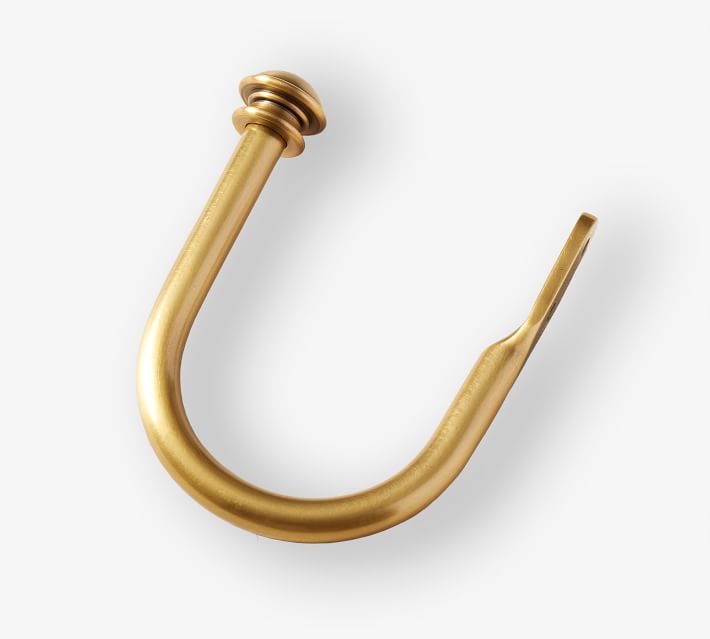 Brass Curtain Holdback Set of 2 Pottery Barn