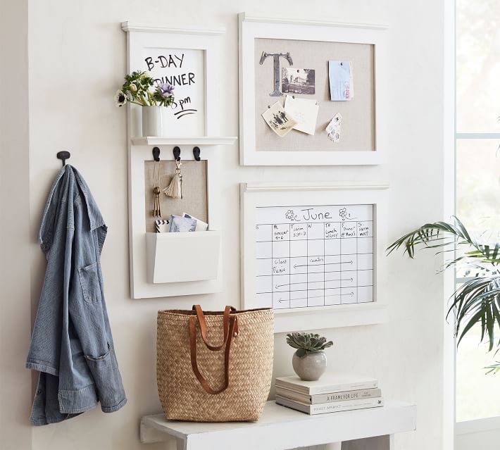 Aubrey Wall Organizer Dutch White Pottery Barn