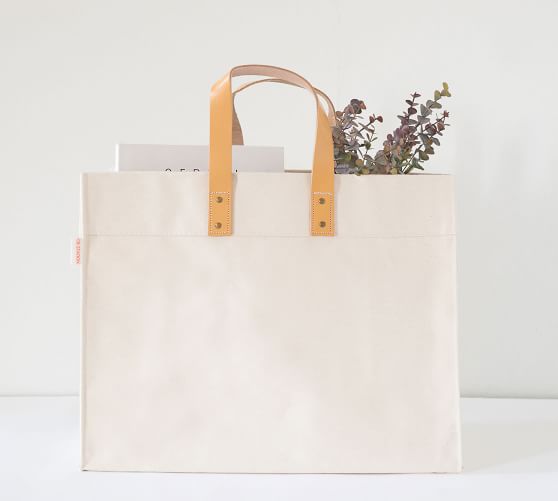 square tote bolsa canvas