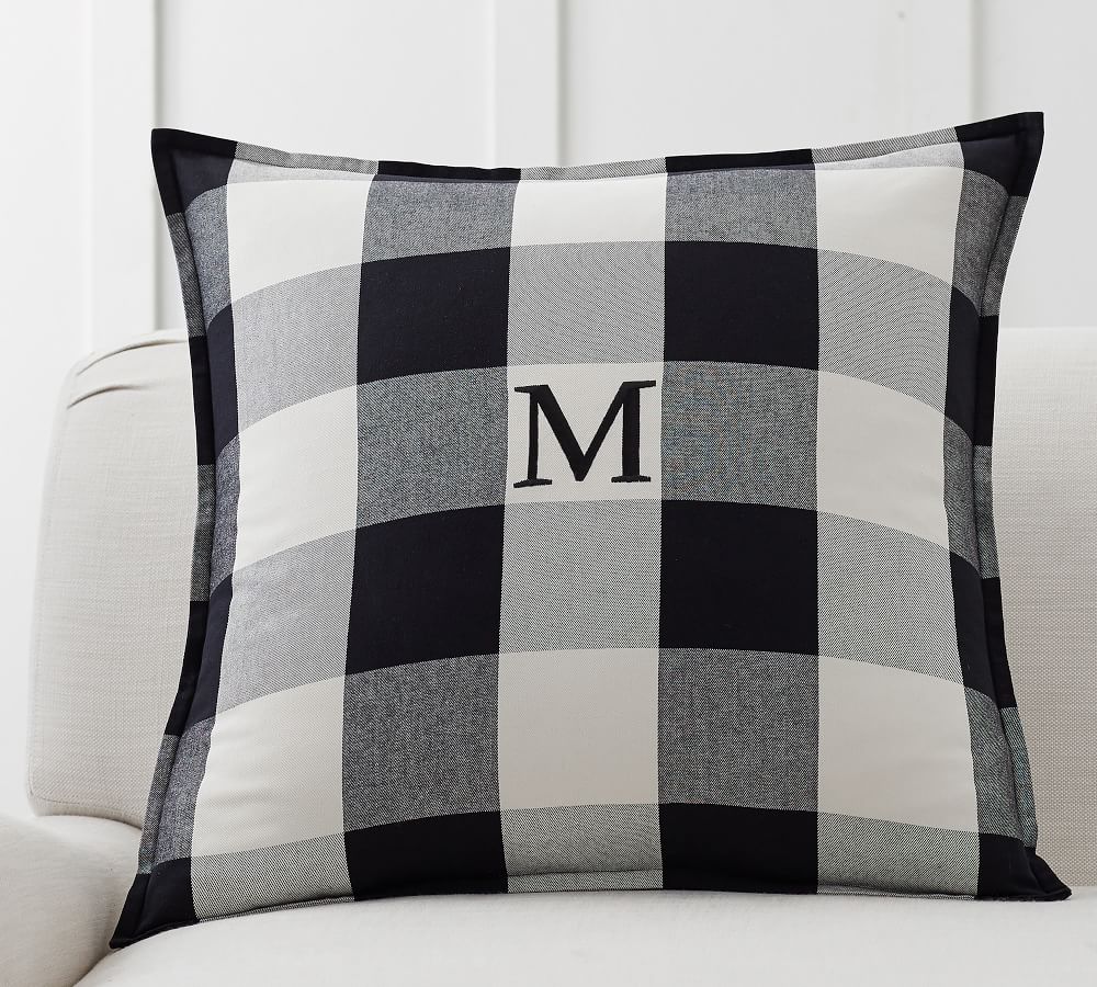 Buffalo Check Plaid Decorative Pillow Cover Pottery Barn