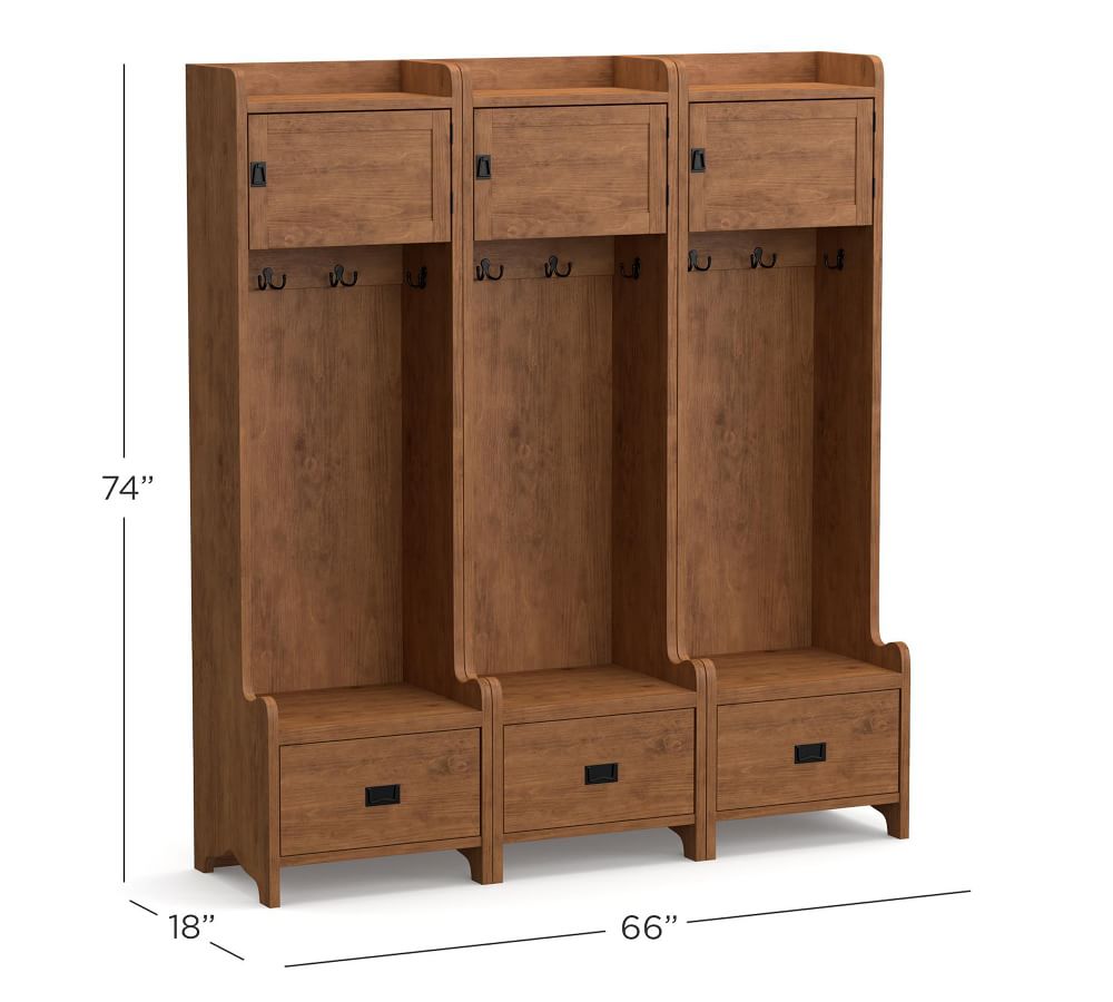 Wade 3Piece Hall Tree Set Pottery Barn