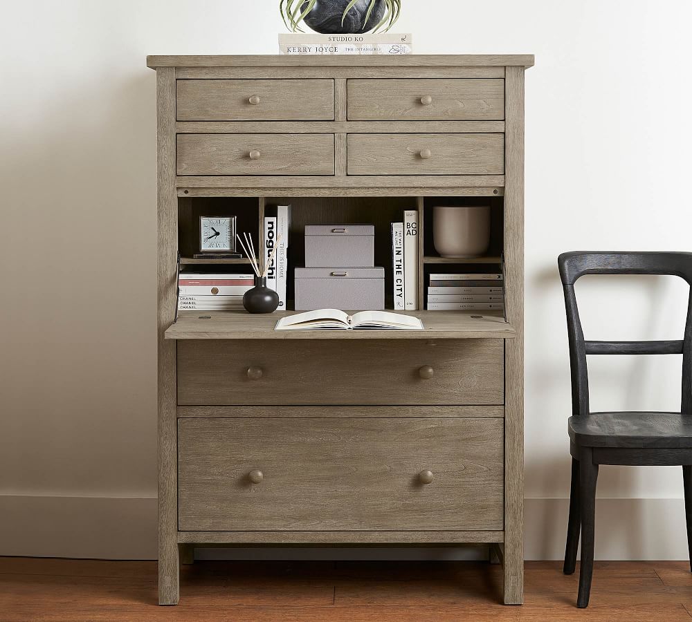 Farmhouse 40" Secretary Desk With Drawers | Pottery Barn