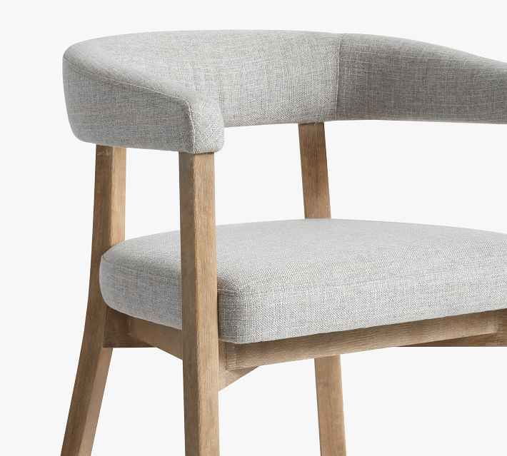 Barbuda Upholstered Dining Armchair | Pottery Barn