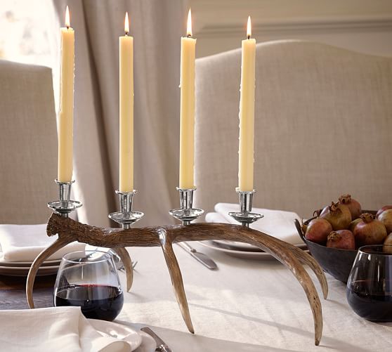 Antler Multi Taper Holder Candle Holder Pottery Barn