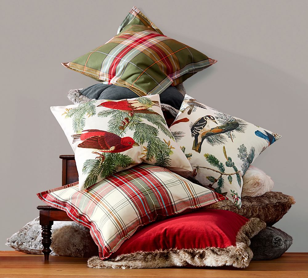 Charles Plaid Decorative Pillow Cover Pottery Barn