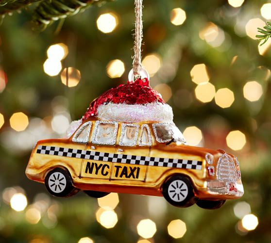 New York Taxi Holiday Ornament