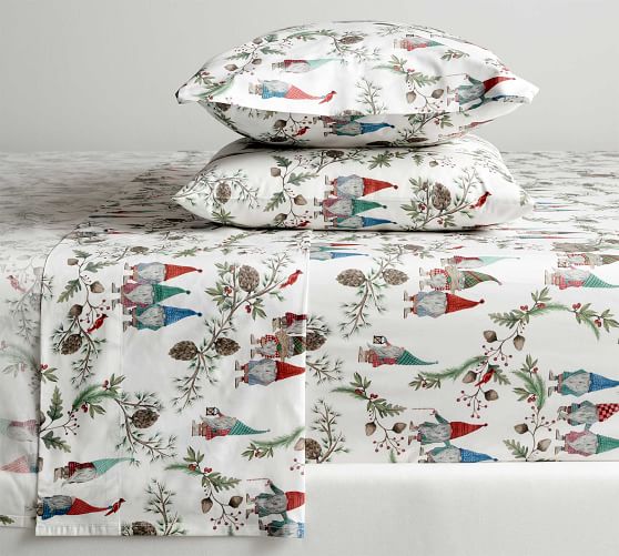 Forest Gnome Organic Cotton Sheet Set Pottery Barn