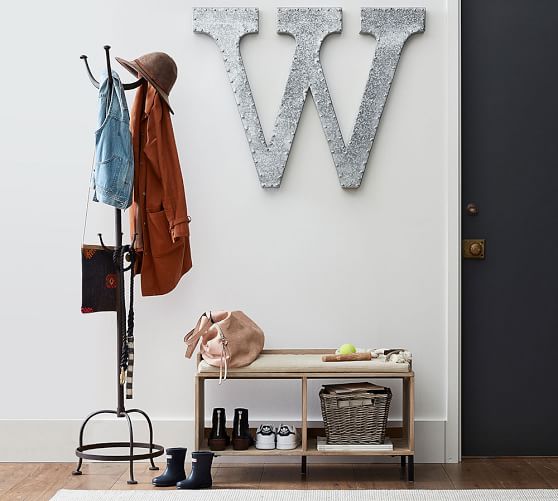 steel coat rack stand