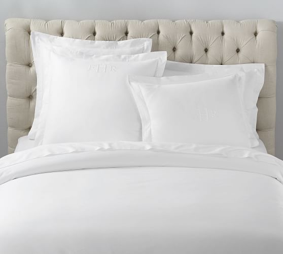 700 Thread Count Sateen Duvet Cover Pottery Barn - 700 Thread Count White Duvet Cover