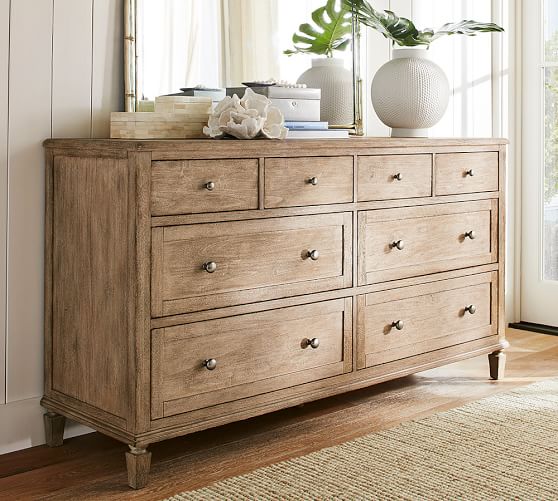 Sausalito 8 Drawer Wide Dresser Pottery Barn