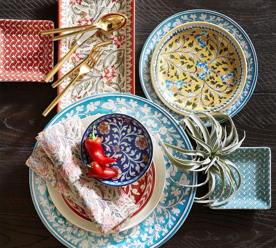 pottery barn plates