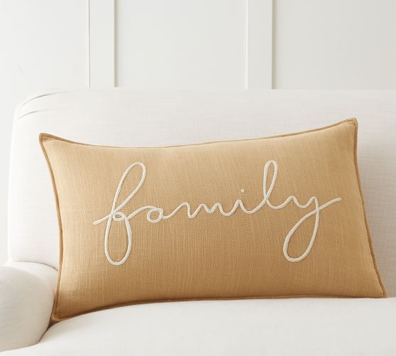 family pillow cover