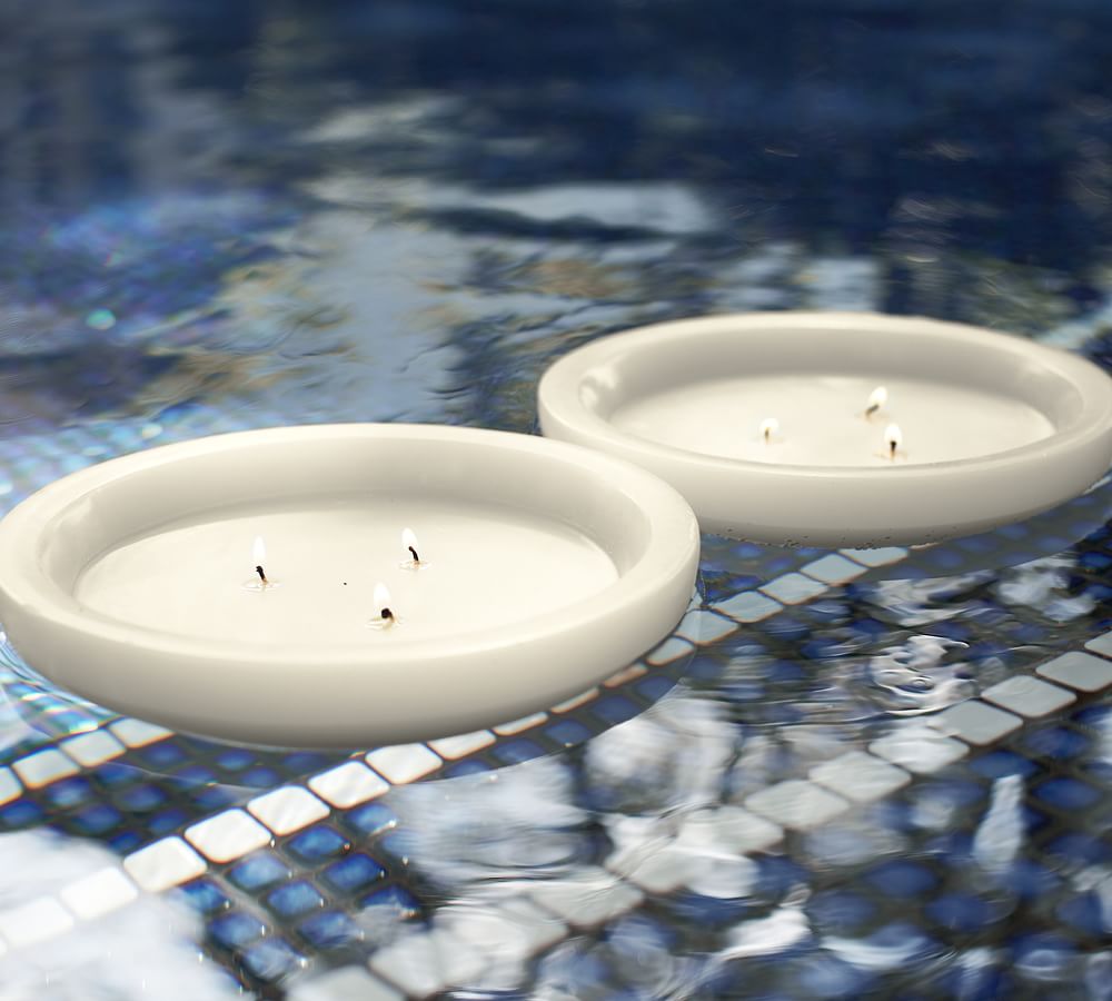 Citronella Floating Candle Pottery Barn
