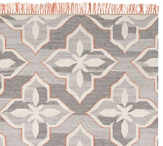 Orange Outdoor Rug - Nikki Chu By Jive Indoor Outdoor Trellis Gray Orange Area Rug 4 X5 8 Mathis Brothers Furniture / 4 colors / 25 sizes.