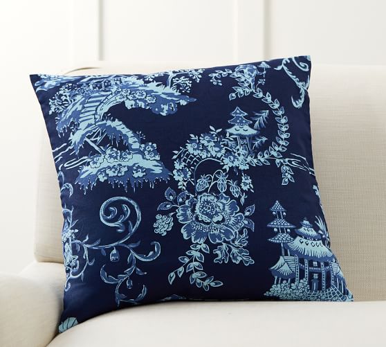 toile pillow cases