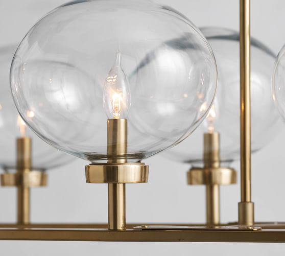 Maisie Glass Globe Round Chandelier - Goimages Go