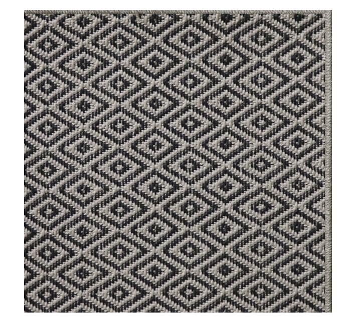 Custom Diamond Dot Synthetic Indoor/Outdoor Rug | Pottery Barn