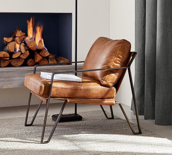 leather armchair