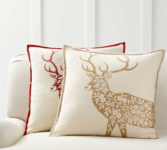 deer print pillow