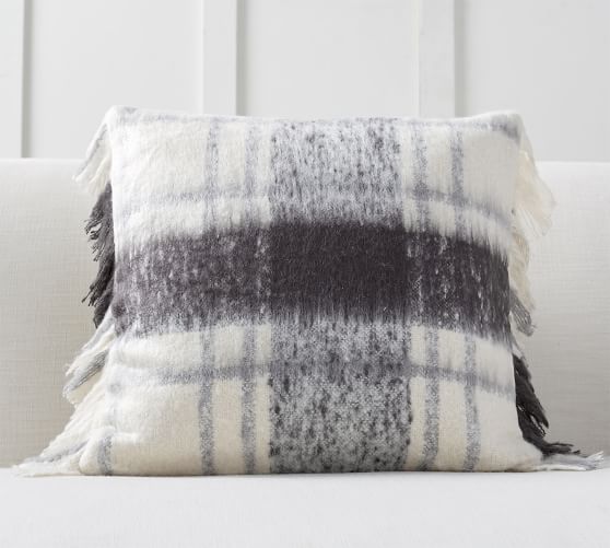 mohair throw pillows