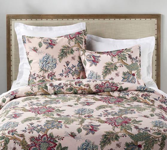pottery barn pink duvet cover