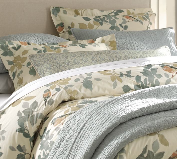 pottery barn organic quilt
