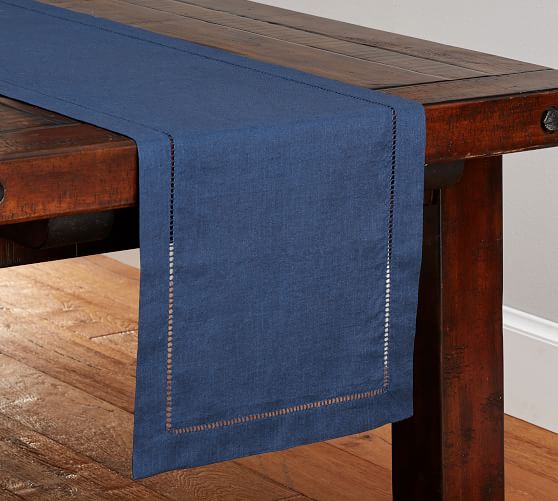 blue table runner