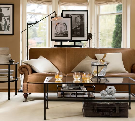 Tanner 24 Round End Table Pottery Barn - Pottery Barn Tanner Coffee Table Dupe