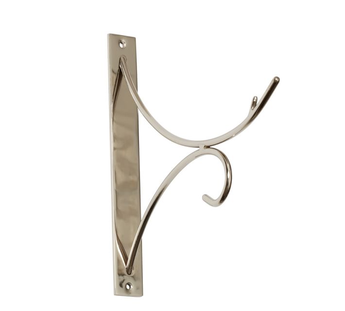 Wall-Mounted Lantern Hook, Silver 