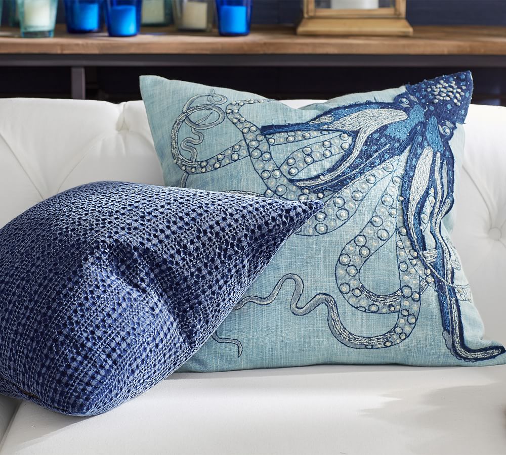 pottery barn octopus pillow cover