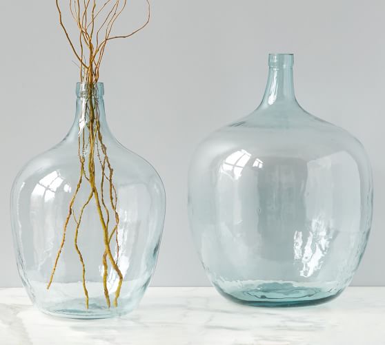 Recycled Glass Demijohn Vases | Pottery 