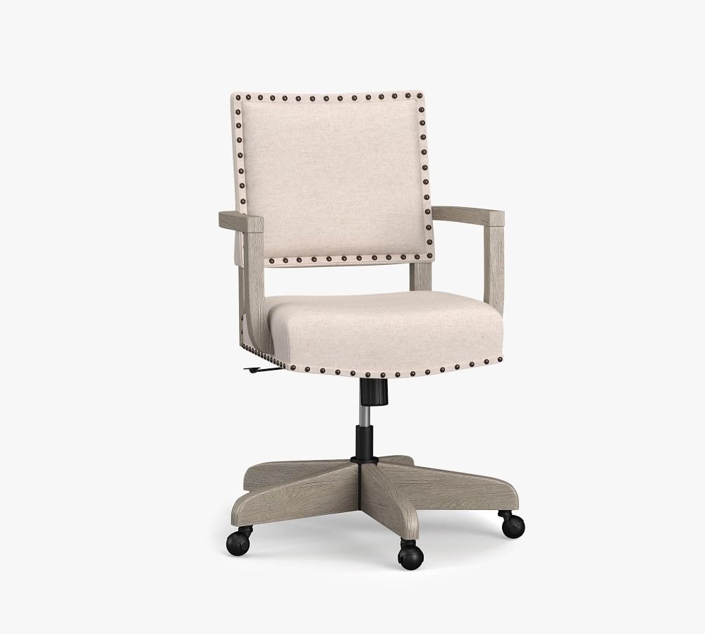 manchester upholstered swivel desk chair