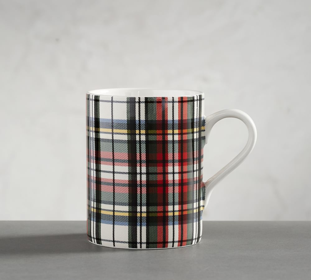 Denver Plaid Coffee Mug Pottery Barn