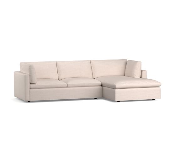 Bolinas Upholstered Sectional With, Down Sectional Sofa With Chaise