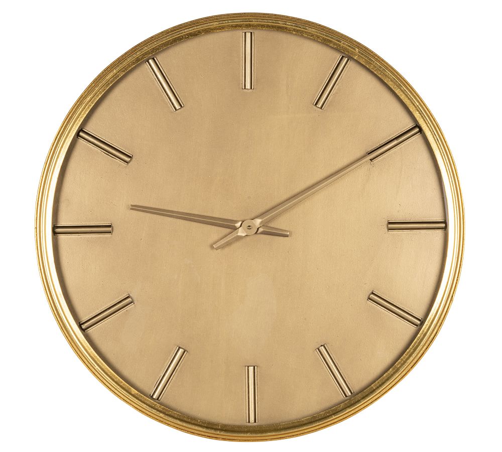 La Rochelle Gold Wall Clock 24 Pottery Barn