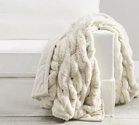 pottery barn blankets and throws