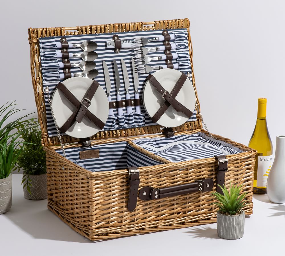 Providence Woven Picnic Baskets Pottery Barn