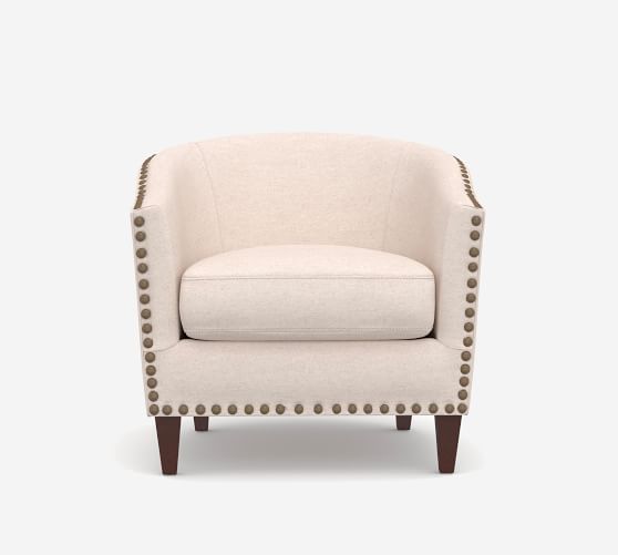 Harlow Upholstered Armchair Pottery Barn