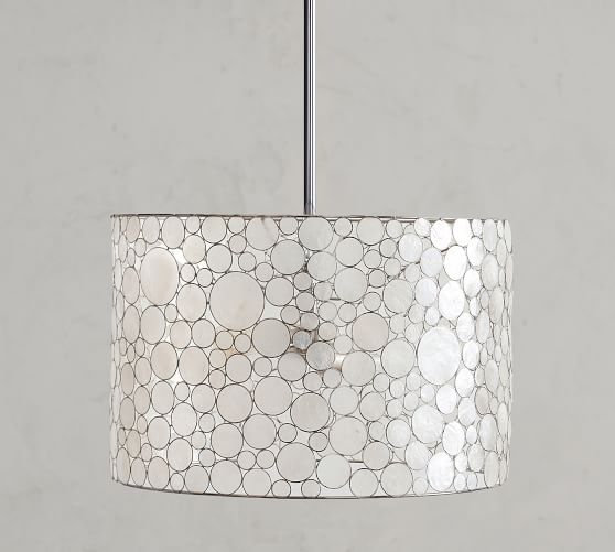 Marina Capiz Drum Pendant Pottery Barn Marina Capiz Drum Pendant Pottery Barn, Capiz Drum Chandelier