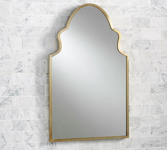 Stella Scalloped Frame Mirror Pottery Barn