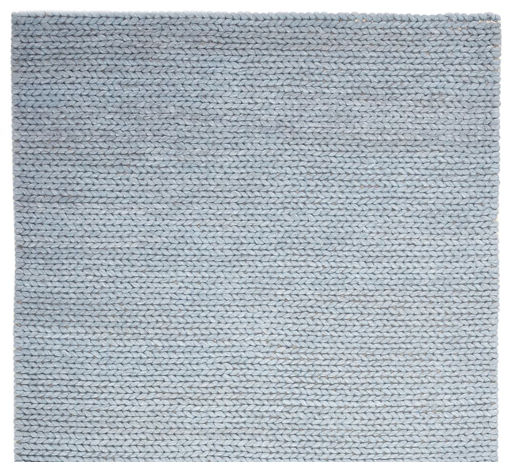 chunky knit sweater rug